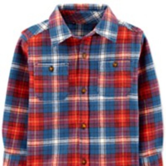 Carter's Toddler Boys Cotton Plaid Shirts - Picture 3 of 8